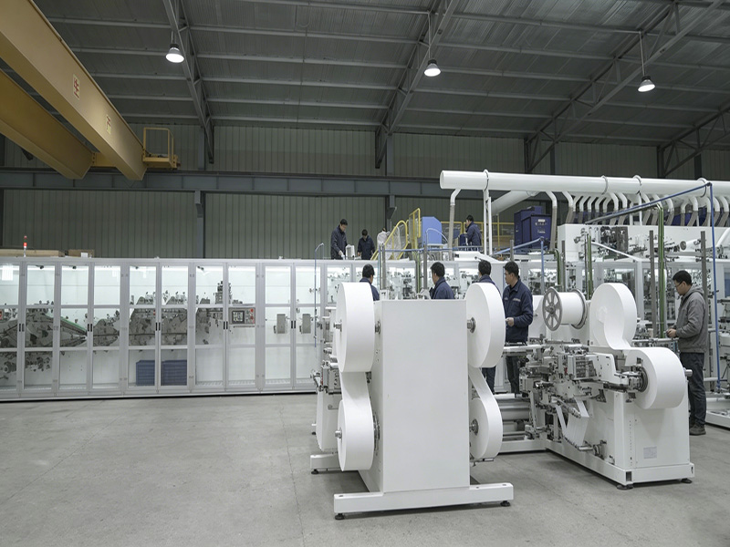 First One New Diaper Machine Installation & Commissioning Completed